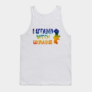 Freedom I stand with Ukraine in Tank Top
